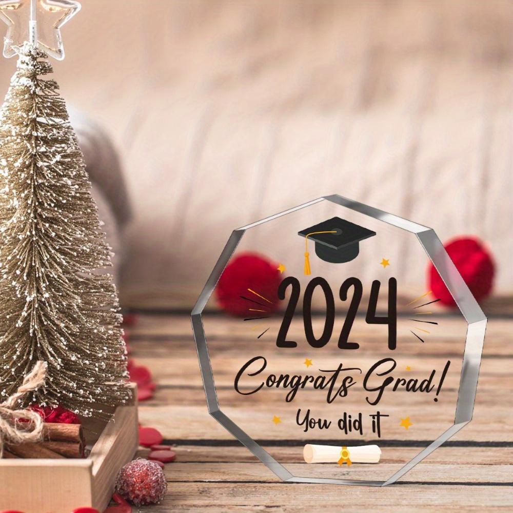 2024 Graduation Plaque - College & High School Keepsake Gift for Friends