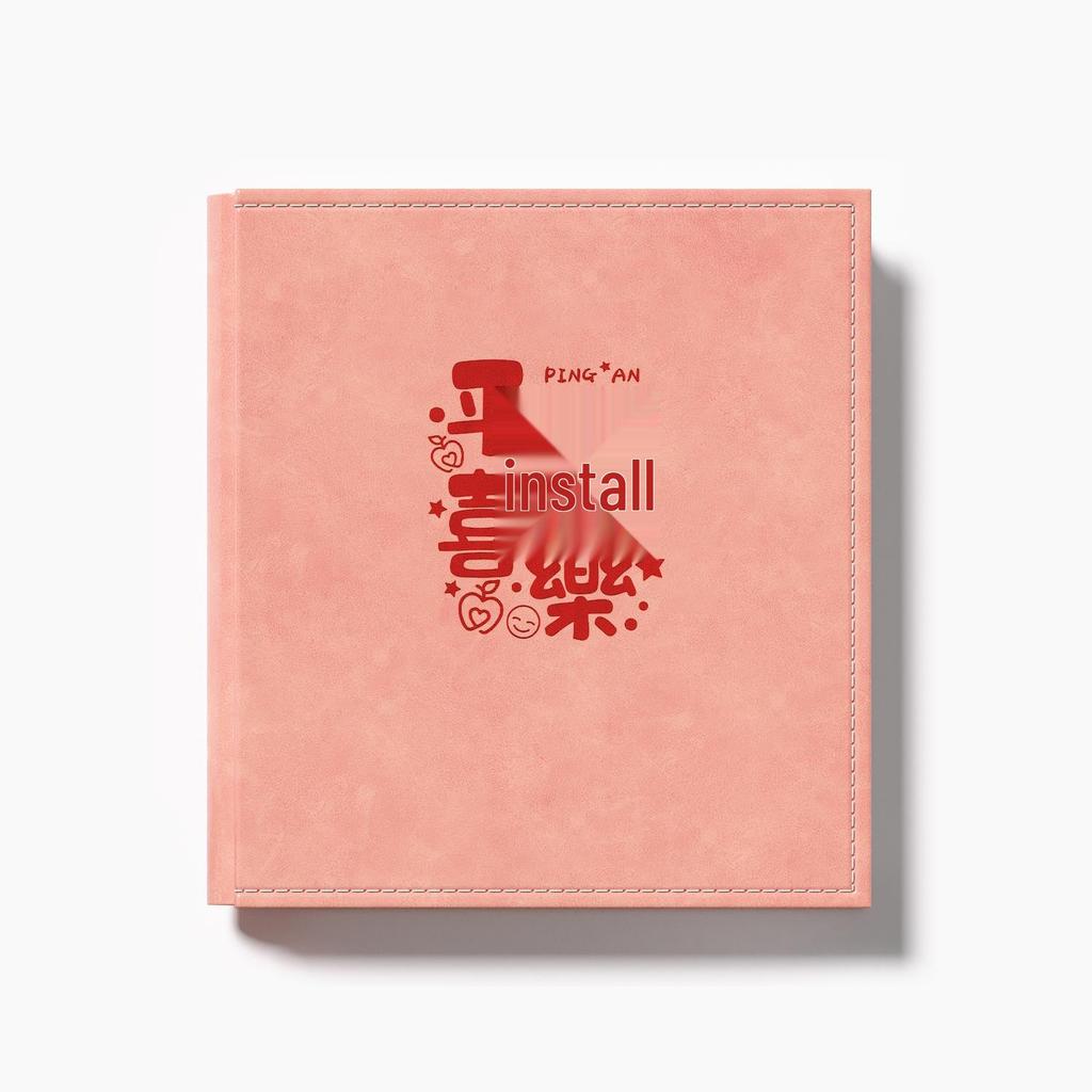 Leather 6-Inch Large Capacity Photo Album: Horizontal/Vertical Version, 5 Pages for Family, Baby, and Commemorative Photos.