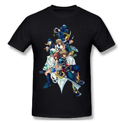 100% Baumwolle Kingdom T-Shirt Anime Lustig Harajuku Streetwear T-Shirt Für Männer Charaktere Cover harajuku Herzen