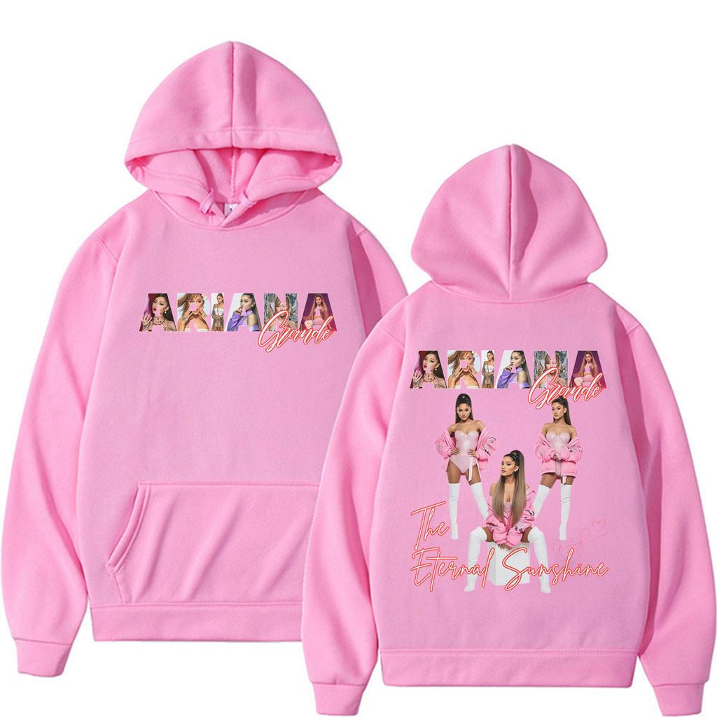 Unisex Woman'sAriana Grande Eternal Sunshine Tour 2026 Hoodies Men Women Fashion Aesthetic Long Sleeve Sweatshirt Harajuku High Quality Hooded