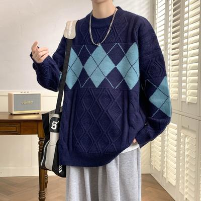 Hot Sale, Popular, New Casual Crew Neck Sweater In Autumn and Winter, Bottom Knitted Sweater, Large Size Loose Sweater.