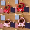 Sweet Plush Hoodies Capybara Keychain Pendant Lovely Hangings Decorations Keyring Charm for Purse Bag Backpack Handbag