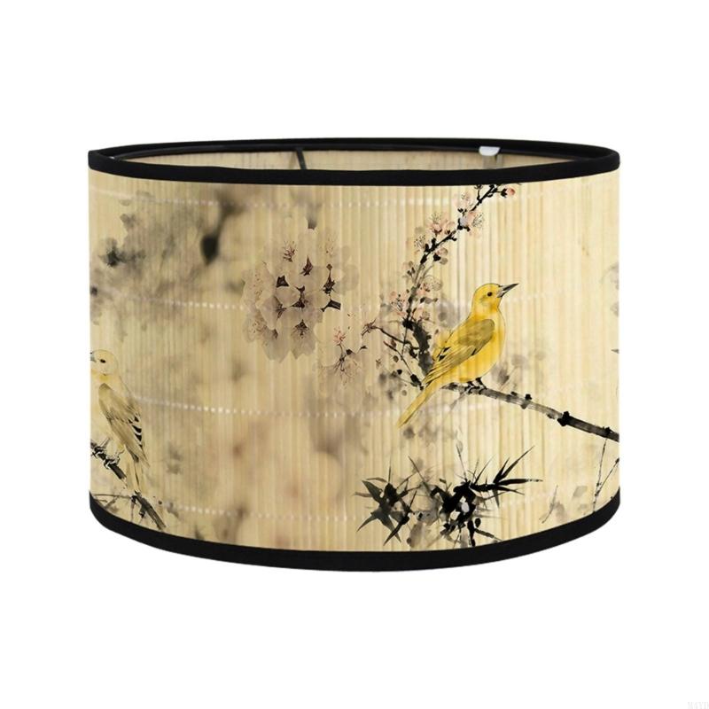 E27 Bamboo Lampshades Wall Light Cover Table Light Shade Elegant Decorative Lighting Accessories Enduring M4YD