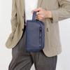 Men's Cross-border PU Leather Clutch - Textured Lychee Grain Coin & Phone Bag for Business and Commute.