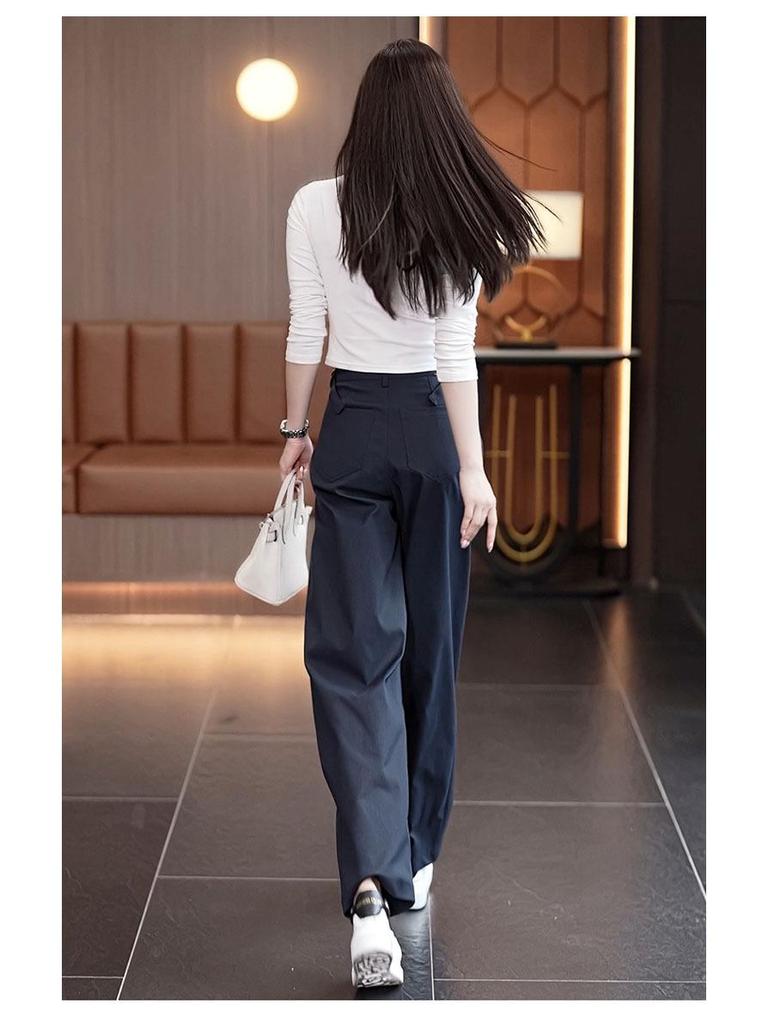 Women's Plus Velvet Thickened Workwear Pants - Winter/Spring Casual Long Pants 2025 New Style