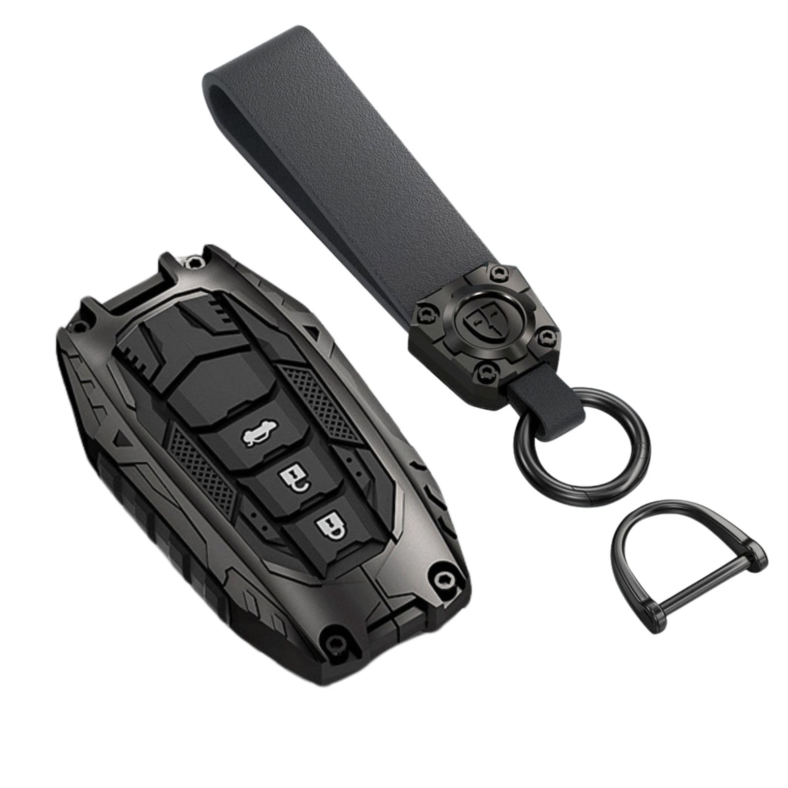 

Чехол для ключа Чехол для ключа Toyota Exclusive Metal Accessories Car Prius Crown Sport 3 (Черный, Кнопки)