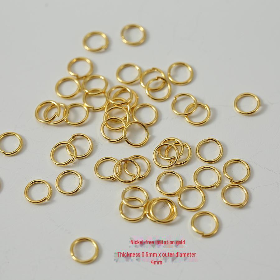 Nickelfreie galvanisierte 925 Silber Kupfer Ohrhaken in KC Gold