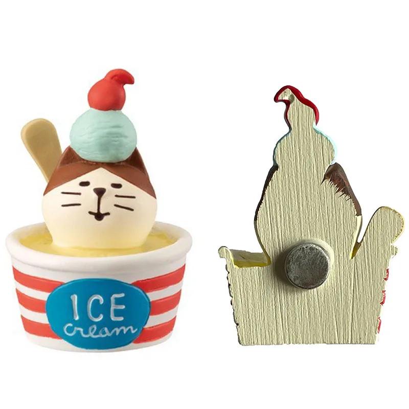 Resin Cute Cartoon Cat Fridge Magnetic Sticker Kawaii Zakka 3D Refrigerator Magnet Magnets Home Decoration Creative BirthdayGift
