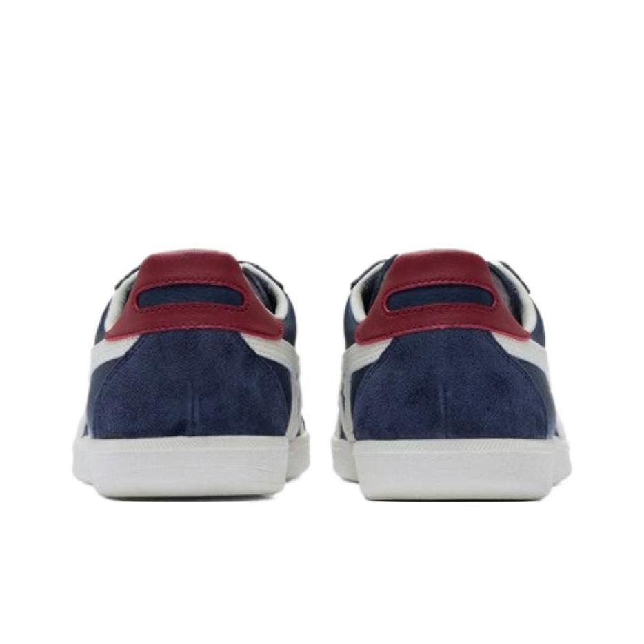 ONITSUKA TIGER Tokuten Cow Split Leather Fashion Comfortable Durable Low-Top Casual Shoes Unisex Casual Shoes Blue 1183C095-400