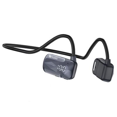Hmusic 2024 Luftleitungs-Kopfhörer Kopfhörer mit Bluetooth, die Knochenleitungs-Kopfhörer übertreffen Mit Mikrofon Wiedergabezeit über IPX5 20g ultra