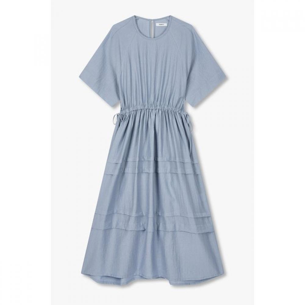 

Studio Tomboy Back Open Ribbon Detail Short Sleeve Dress 9106241210ar 99 (black)/One size