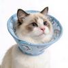 Cartoon Pattern Pet Elizabeth Collar Breathable Pet Recovery Cone Portable Cat Head Cover  Pet Care