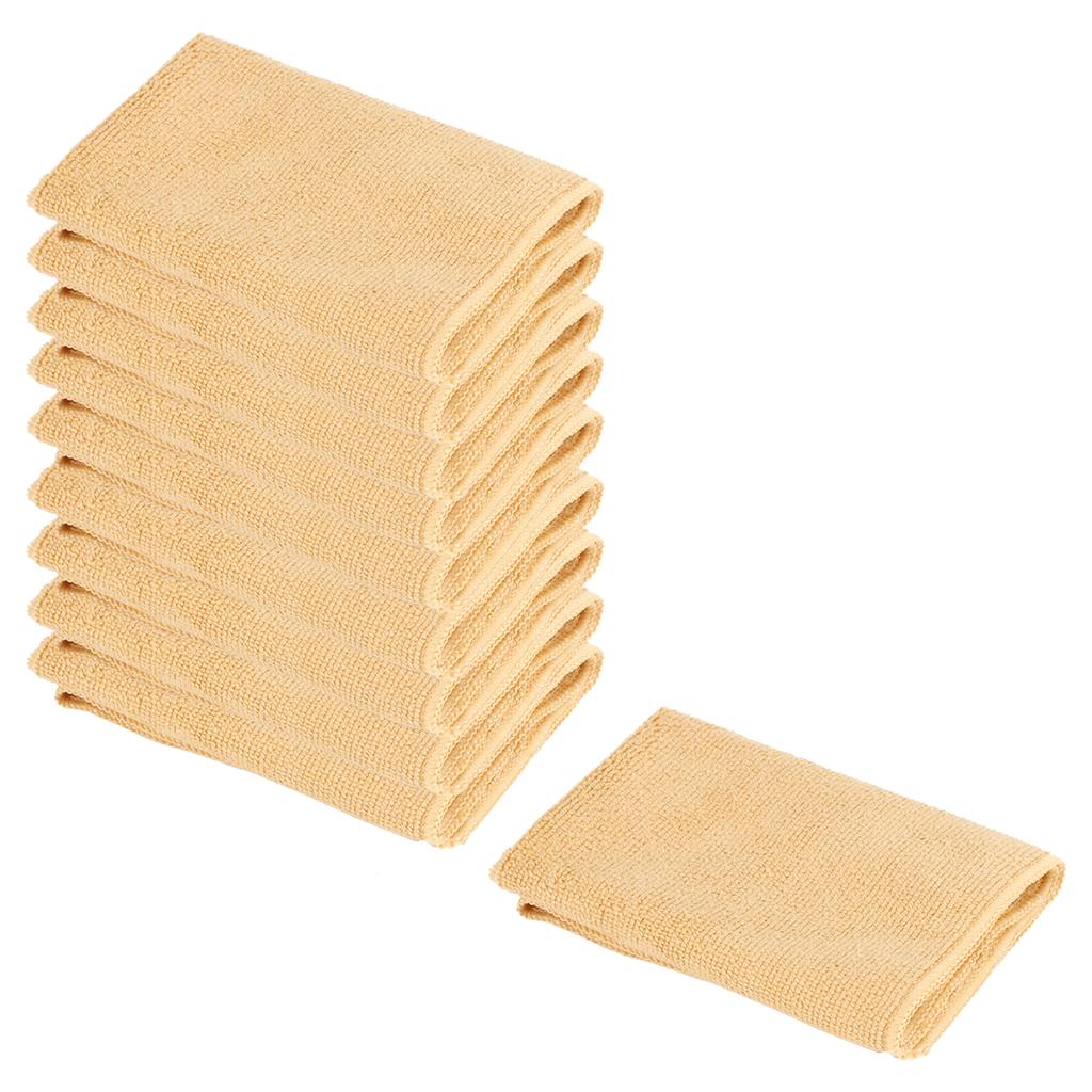 10 ks 30 x 30 cm Ručník z mikrovlákna Silně savý Rychleschnoucí Měkký ručník (Khaki)