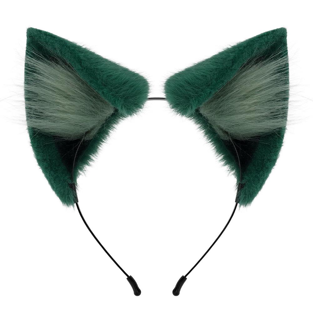 Set Cosplay Whisper: Peluche Ragazza della Farmacia con Cerchietto con Orecchie Animalesche e Coda di Gatto
