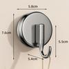 Vacuum Suction Suction Cup Hooks Waterproof Self-adhesive Wall-mounted Hooks Space Saving Reusable No Drilling Hooks Bathroom