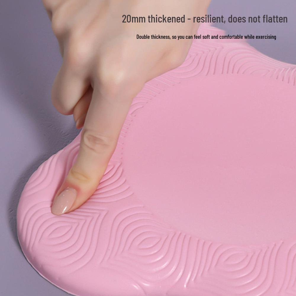 PU Yoga Knee and Plank Support Pad - Slow Rebound, Non-Slip Fitness Mat