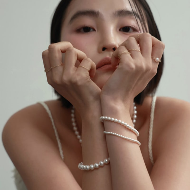 Less Is More 5mm Pearl Bracelet