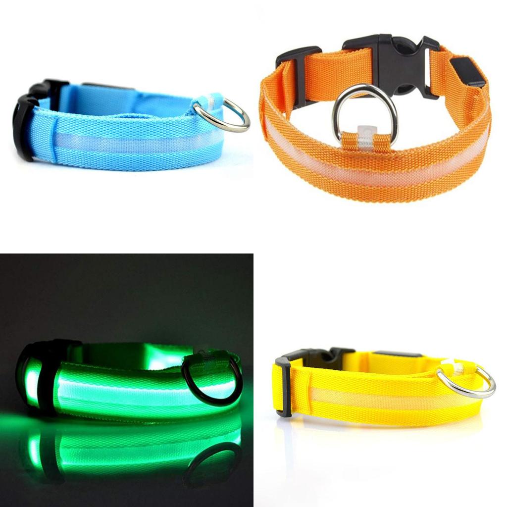 Haustier LED leuchtendes Hundehalsband wiederaufladbar für kleine mittlere große Hunde