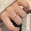 Unique Design Fashion Sense Simple Stacking Style Rings Geometric Diamond inlay rings for women Fine