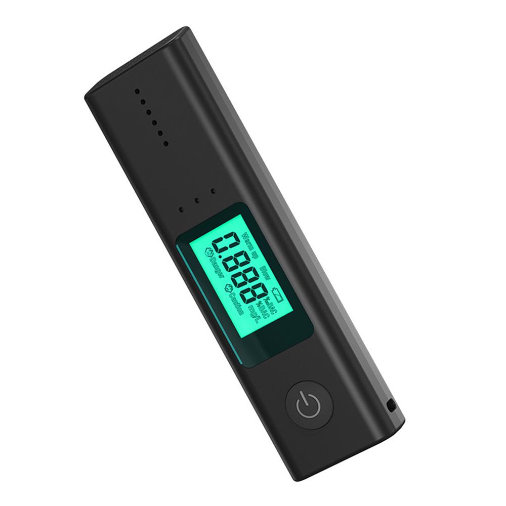 USB Digital LCD Breath Alcohol Detector Portable Breathalyzer Analyzer Tester