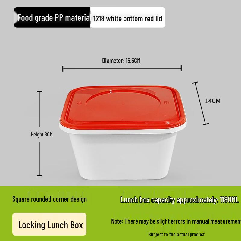 Yudu Food-Grade Microwaveable Lock-Buckle Lunch Box