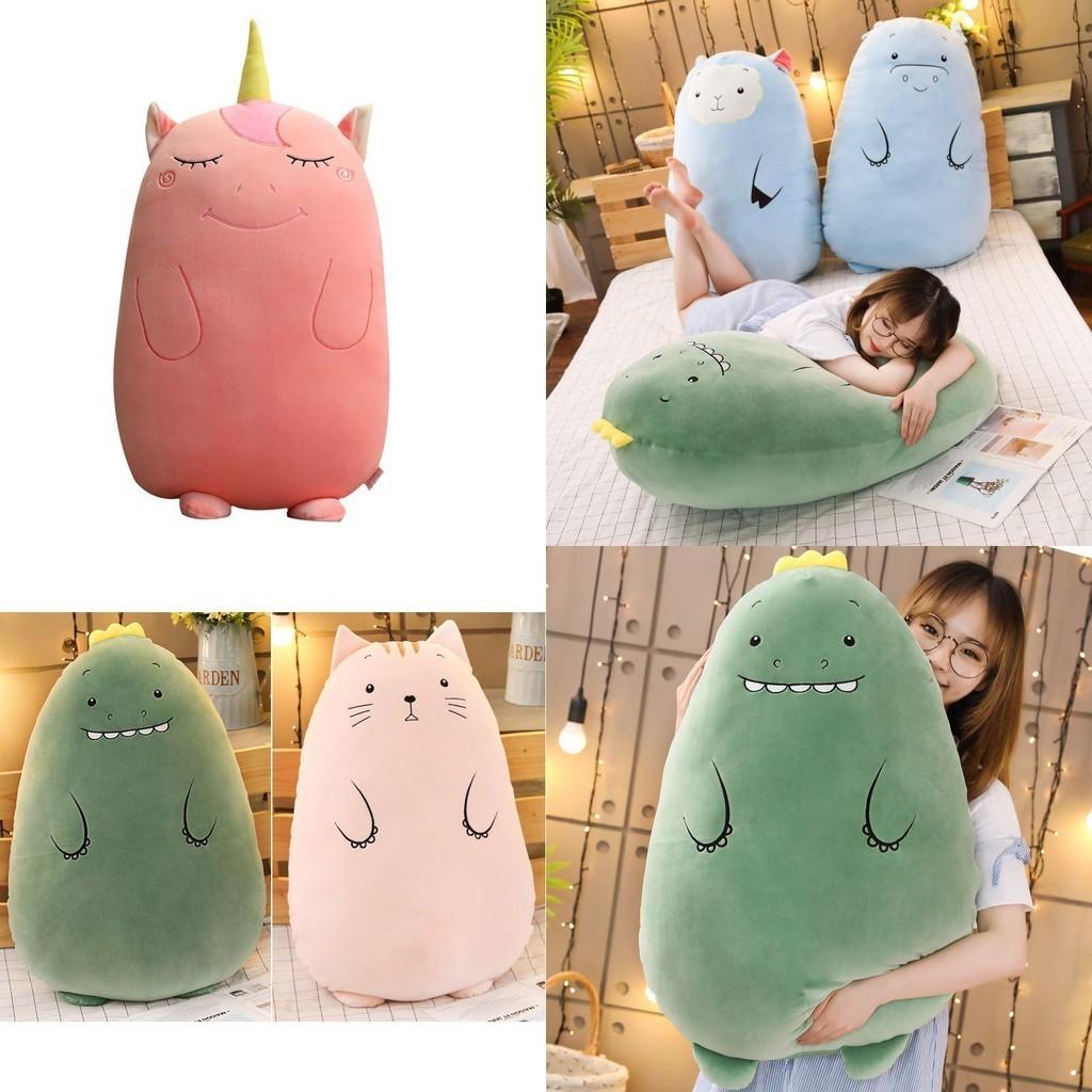 Adorable Plush Stuffed Toy Dinosaur Bear Pillow For Kids And Home Decor