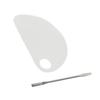 Paint Pallet Acrylic Transparent Semi Circular Avoiding Pollution Smooth Surface Paint Mixing
