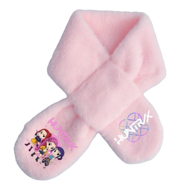 Soft Fashion Rumi Mira Zoey Printing Winter Autumn Warm Scarf Girls Purple Pink Scarves