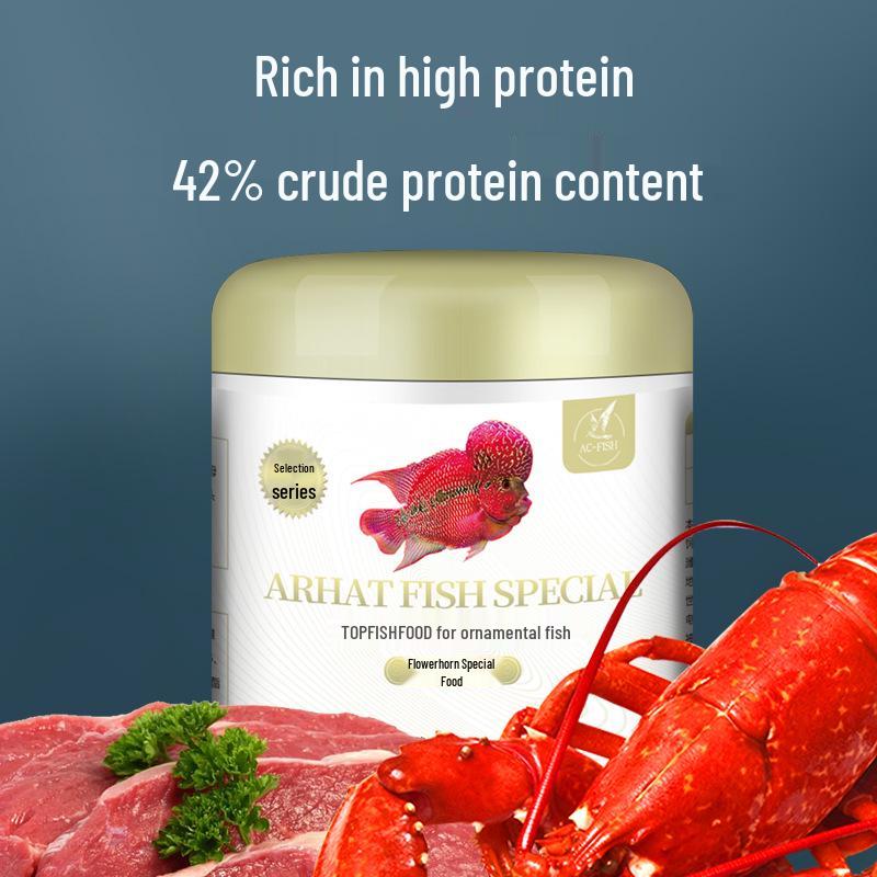 Universal Floating Pellets for Flowerhorn, Parrot, and Tropical Fish In Aquariums