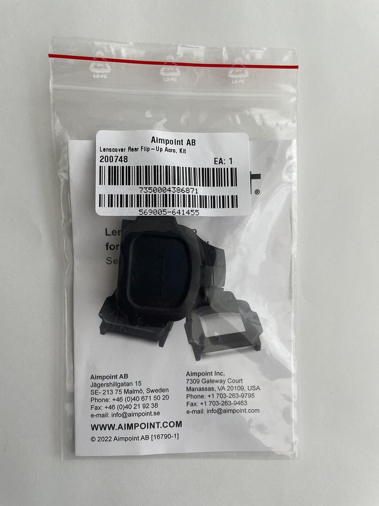 Aimpoint Lenscover Rear Flip-Up ACRO 200748 Genuine Rear Lens Cover