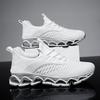 Flying Woven Men's Shoes Spring Air Mesh Blade Red Sports Running Casual Trendy Shoes Versatile Men's Factory