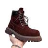New thick-soled heightening Martin boots retro trend British style front lace-up outdoor versatile ruffian 66681-A