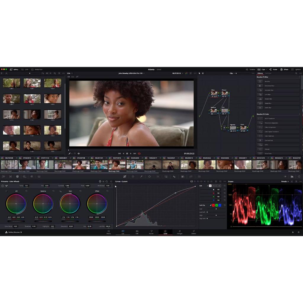 Blackmagic Design Blackmagic DaVinci Resolve 18 Studio License Key Item (DV/resstud)