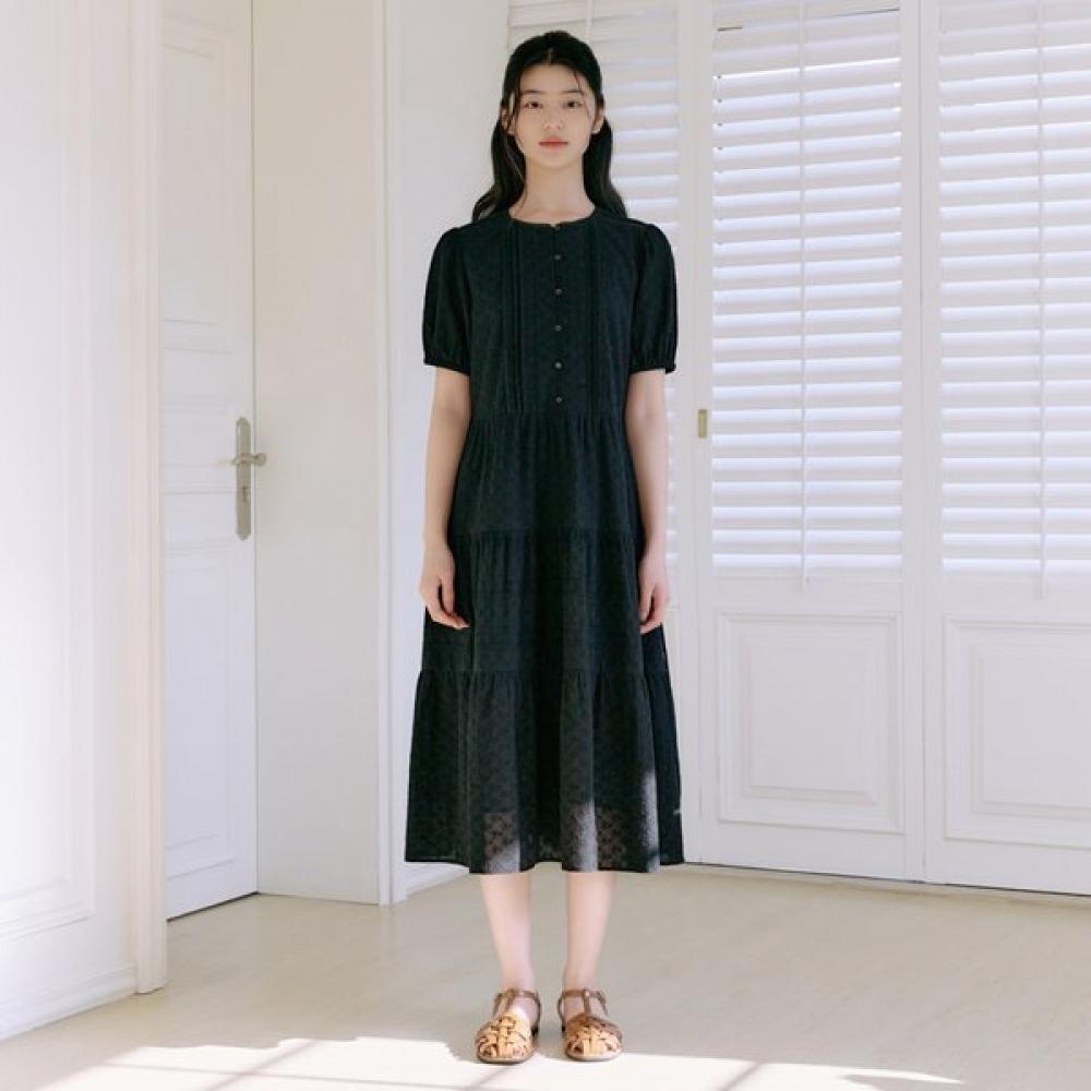 Thursday Island Lace Mix Dress T264mop234w black (BK)/S
