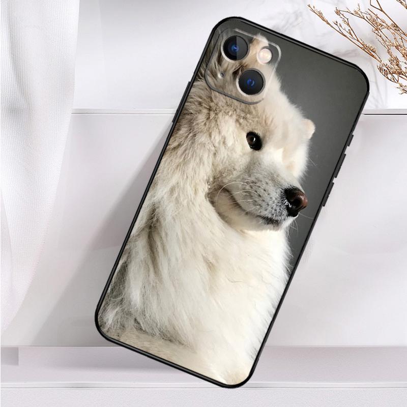 Samoyed Puppy Shockproof Case For iPhone 17 Pro Max 11 14 15 16 Plus 12 13 Mini 16e 17 Air Phone Cover