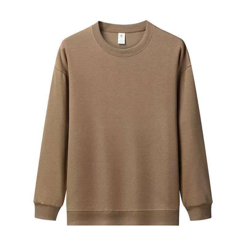 Unisex Heavyweight Cotton Crew Neck Sweatshirt - Minimalist Japanese Style