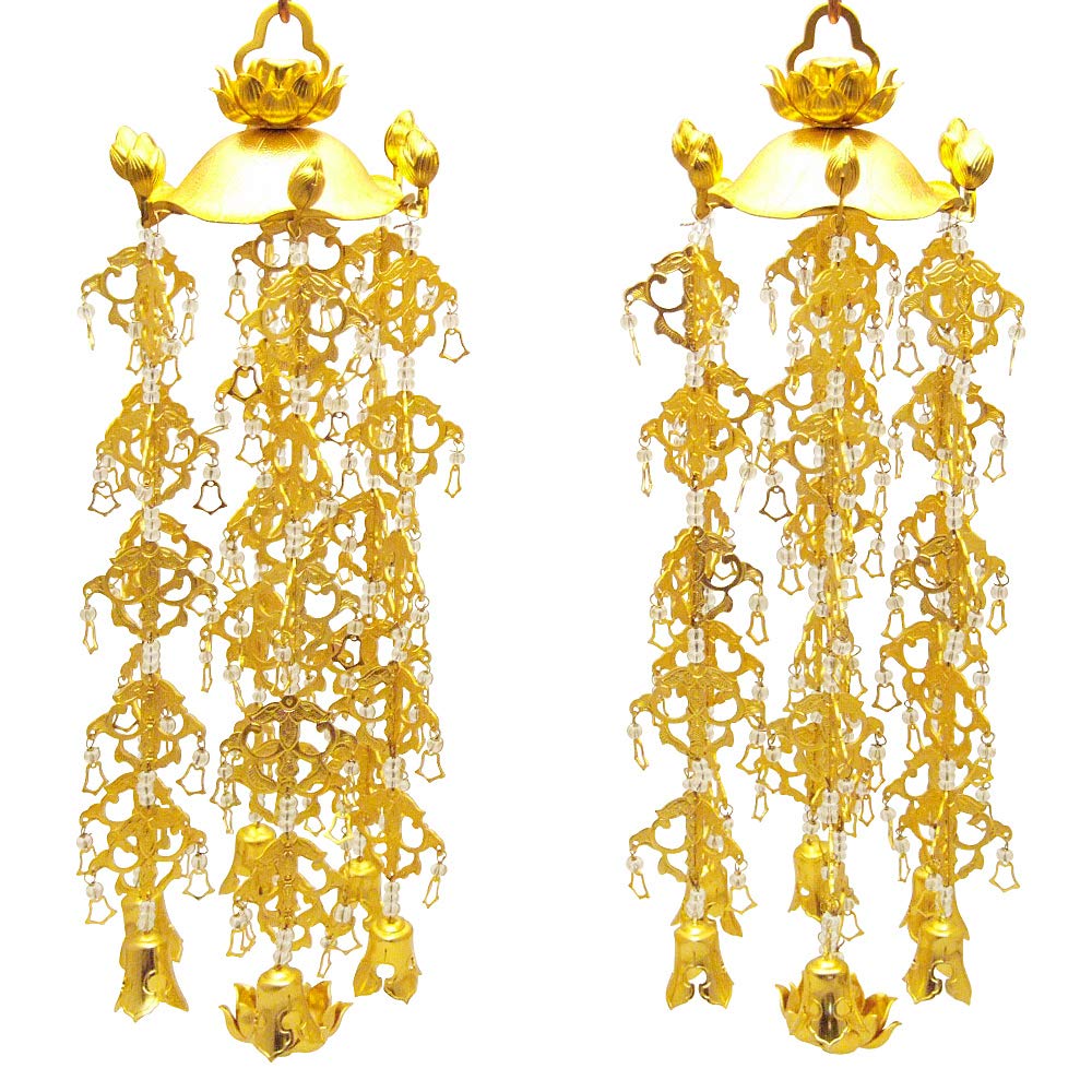 

Buddhist Altar Shop Takita Shoten Large 26cm x Width Buddhist altar issued by Takita Shoten (pair) (Height 9.5cm) fittings/Yoraku [Certificate