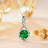 S925 Sterling Silver Women's Necklace Trendy Zircon Cross Pendant Birthday Gift  European American