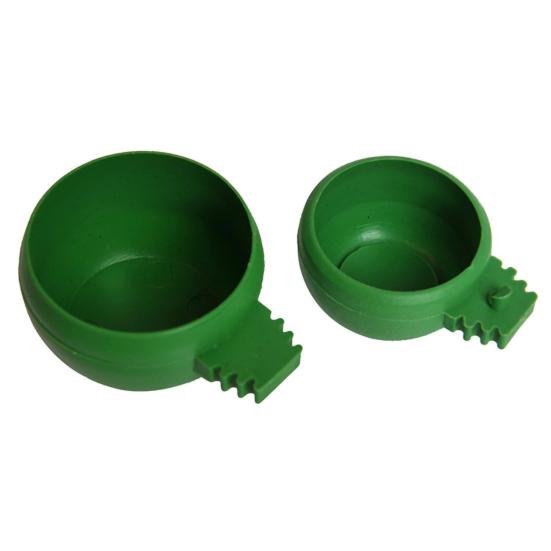 Bird Bowl Round Innoxious Plastic Practical Bird Feeder for Parrot