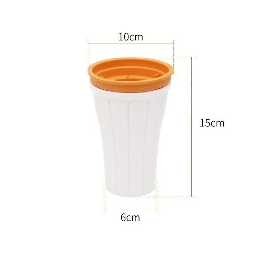 Simple Creative Smoothie Cup Pinch Cup Homemade Crushed Ice Slush Squeeze Cups Diy Cold Beverage Quick-Frozen Shakes Cup