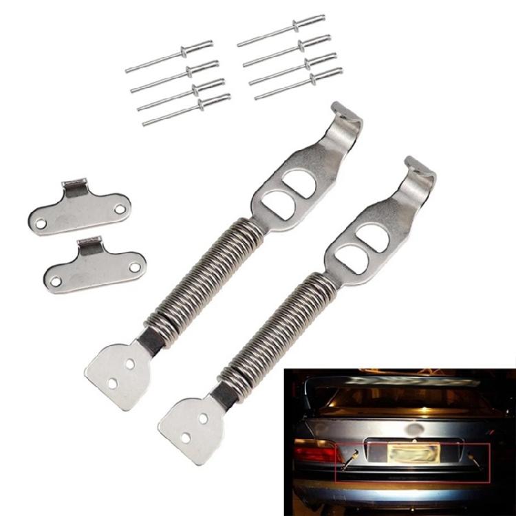 Automotive Clip Stainless Bonnet Springs Fastener Clips Car Hood Spring Pin Hood Pin Lock Kit Hood Clips