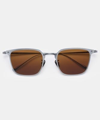 Maeteupeojeu Mp-10 Titanium Brown Sunglass Silver