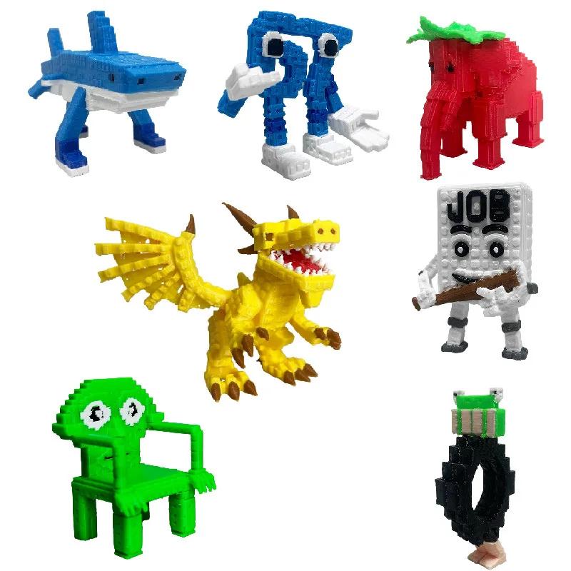 3D Printed Brainrot Animals Tralalelo Tralala Sharkbricks Gift For Children Car Desktop Home Decor