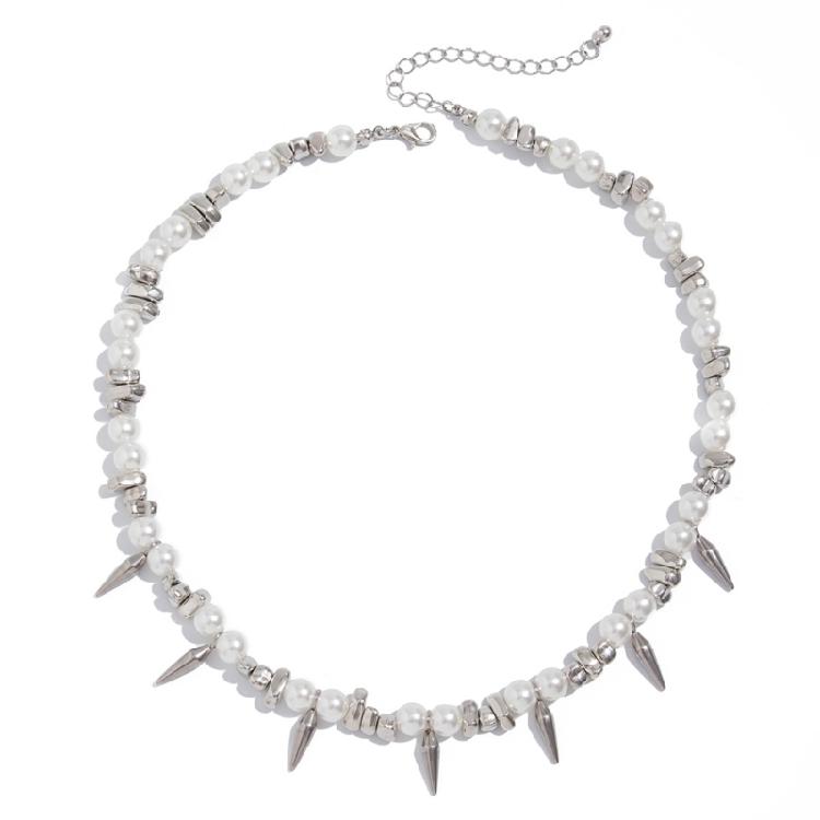 

Contemporary Pearls Embedded Collarbone Jewelry Sturdy Materials Everyday Elegant for Club Night Date Night 1