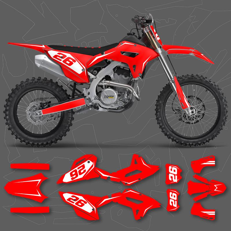 DSMTECH Motorcycle Graphics Background Decals Stickers Kits for HONDA CRF250RX 2022-2024 CRF450RX 2024-2021-06
