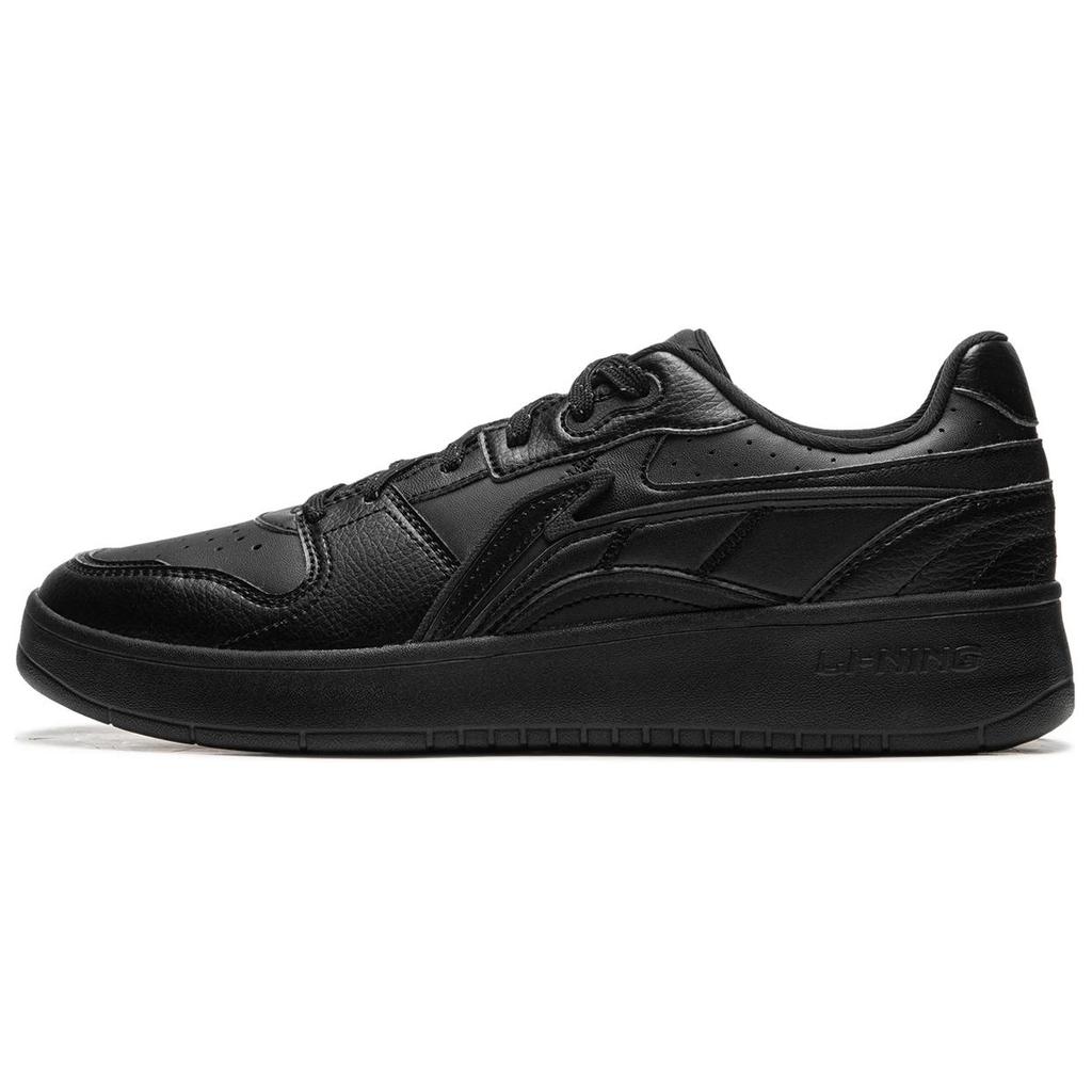 New LiNing Acer Truncatum Slip Resistant Cushioning Abrasion Resistant Low Top Skateboard Shoes Men's Black AGCU515-5