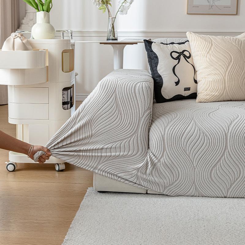 Lazy Elastic Sofa Cover for All Seasons Simple Light Luxurious and Convenient One Piece All Inclusive Anti Slip and Dust Proof Sofa Cover