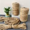 393.7 Inch Durable Natural Hemp Rope for Cat Scratching Posts - Strong Sisal Replacement Cord, DIY  Accessory