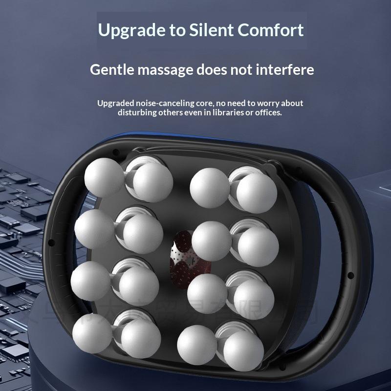 Professional Fascia Massager: 16-Head for Neck, Spine, Lumbar, and Back, Perfect for Deep Relaxation and Lazy People.