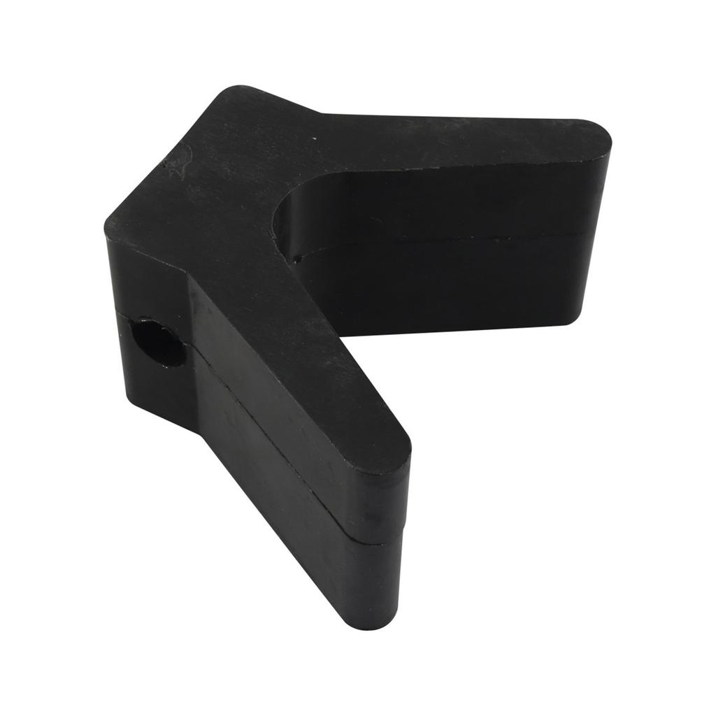 Weather Resistant 2 Inch V Style Bows Stop Trailer Bows Support 1/2inch Mounting Hole for Secure Boat Trailer Support